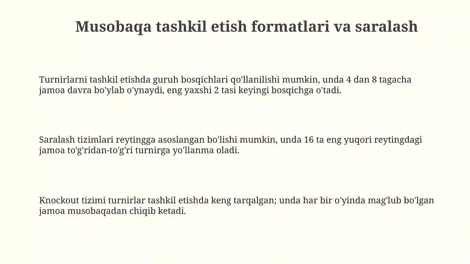 Qo‘l to‘pi bo‘yicha musobaqalarni o‘tkazish usullari va hakamlik qilish 3