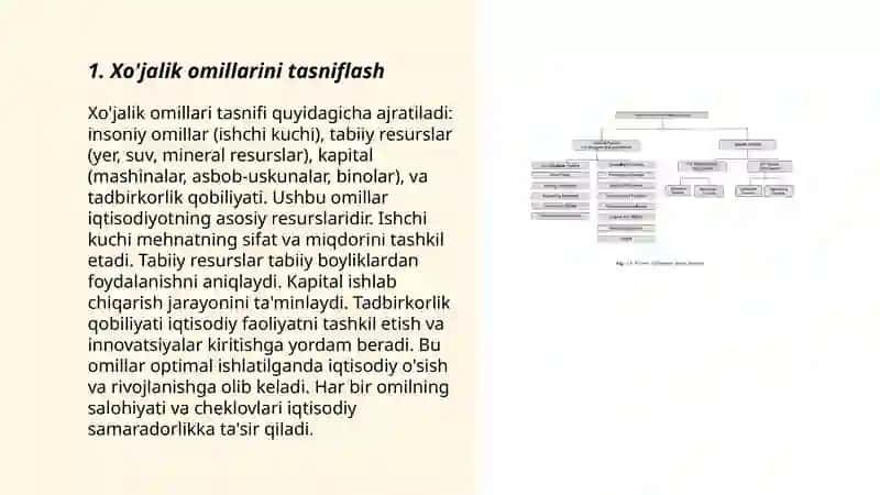 Xo'jalik Omillarini Guruhlash Usullari 3