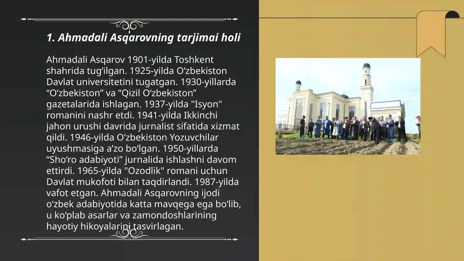 Ahmadali Asqarovning hayoti va ilmiy faolyati 3
