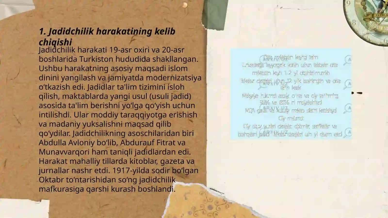 Jadidchilik harakati va uning ta'lim tizimidagi islohotlarga ta'siri 3