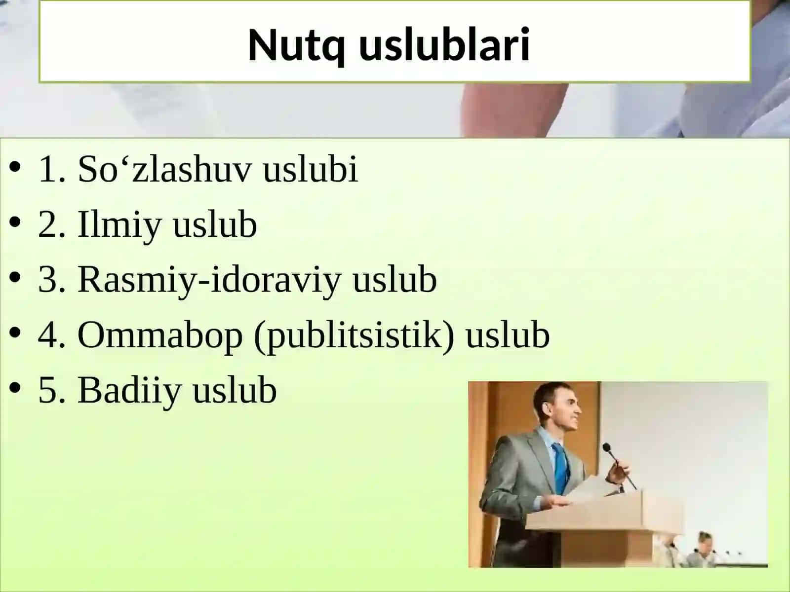 Nutq uslublari 3
