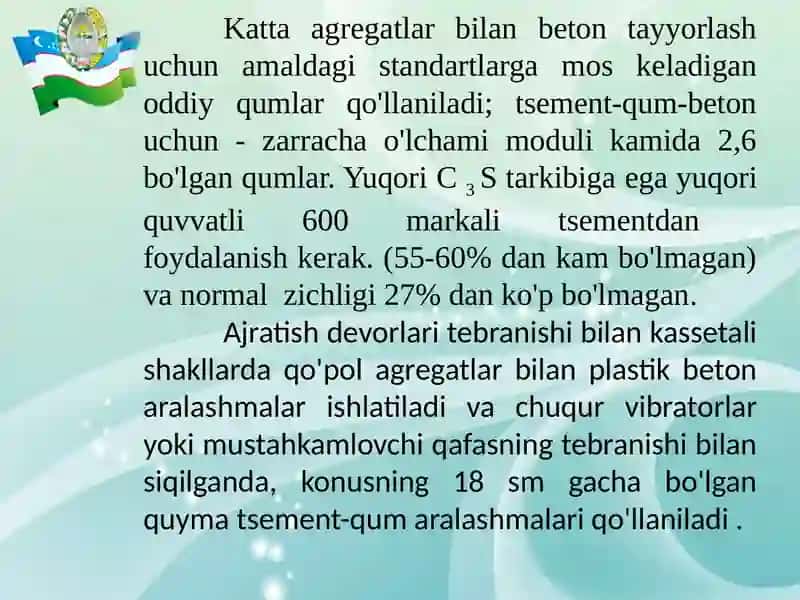 Betonqorishmasini isitish yordamida issiq qoliplash usuli 3