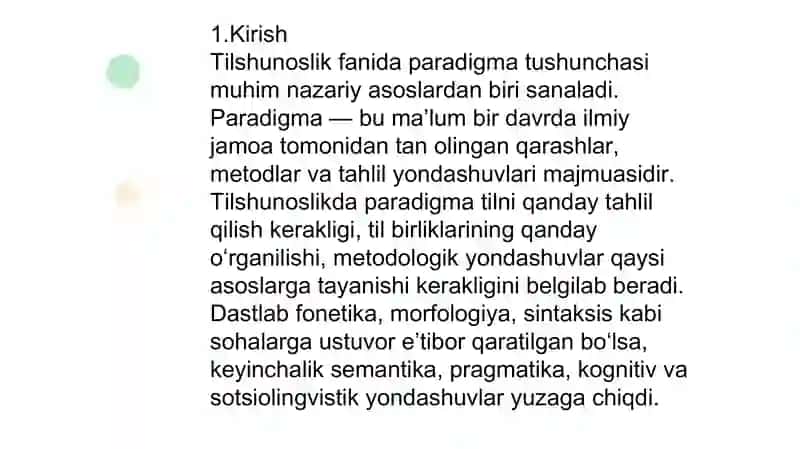 Oʻzbek tilshunosligida yangi lingvistik paradigmalar 3