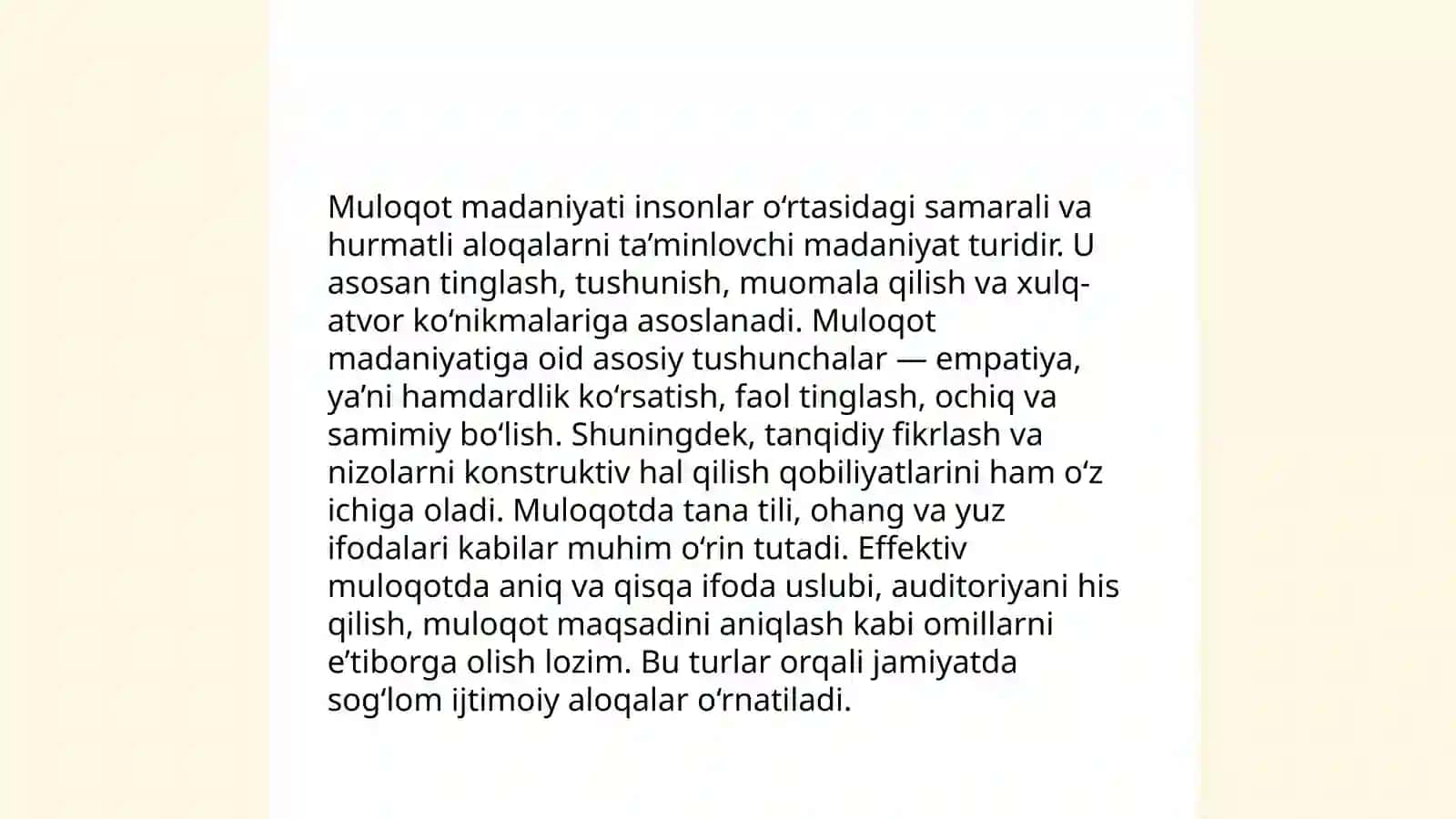 Tarbiyachining faoliyatida muloqot madaniyati va psixalogiyasi gʻoyalari 3