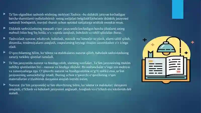 Boshlang’ich ta’limda o’quvchilarning bilim, ko’nikma va malakalarini tashxis etish 3