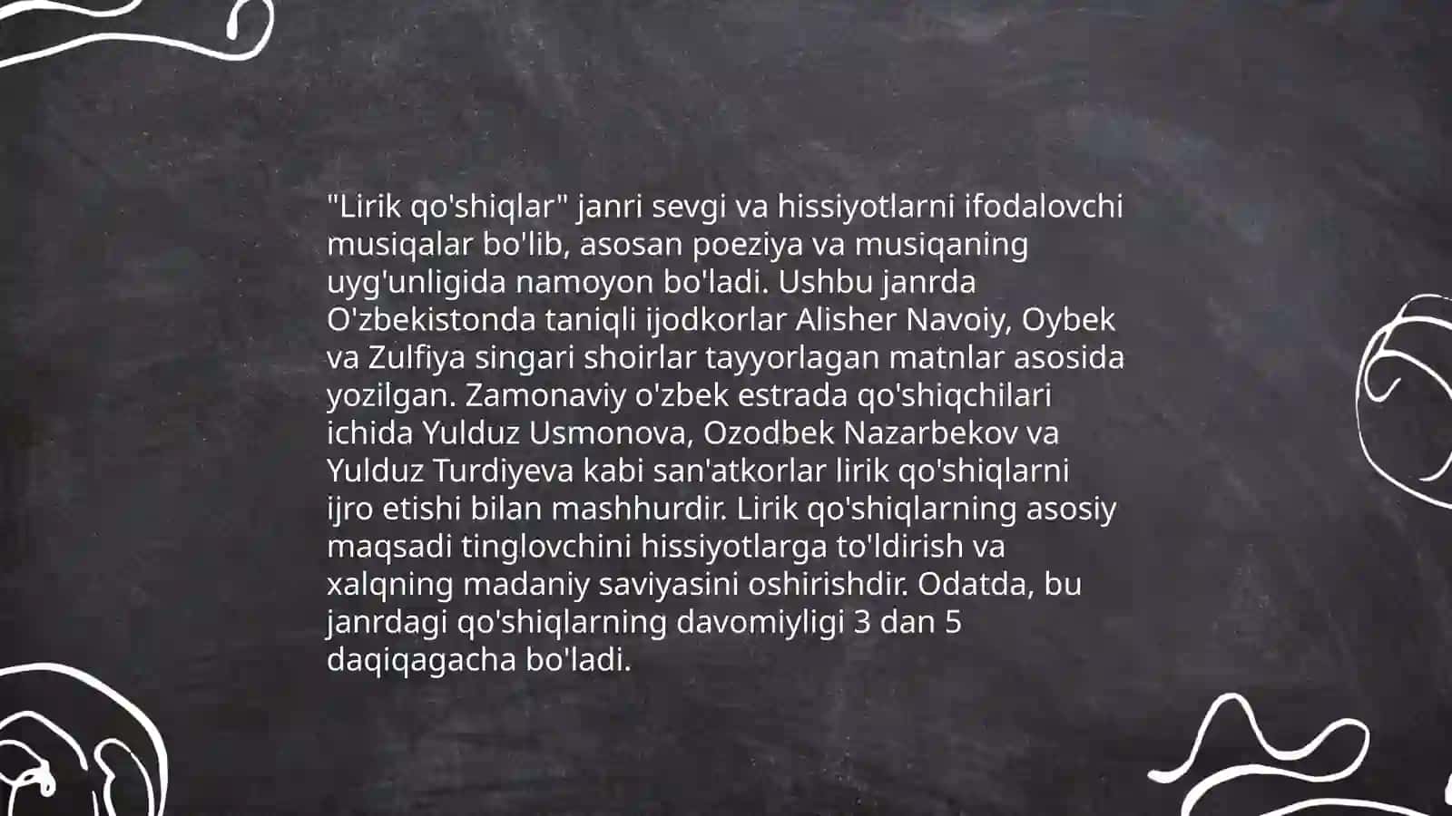 Oʻzbek folklorining janrlar tizimi 3