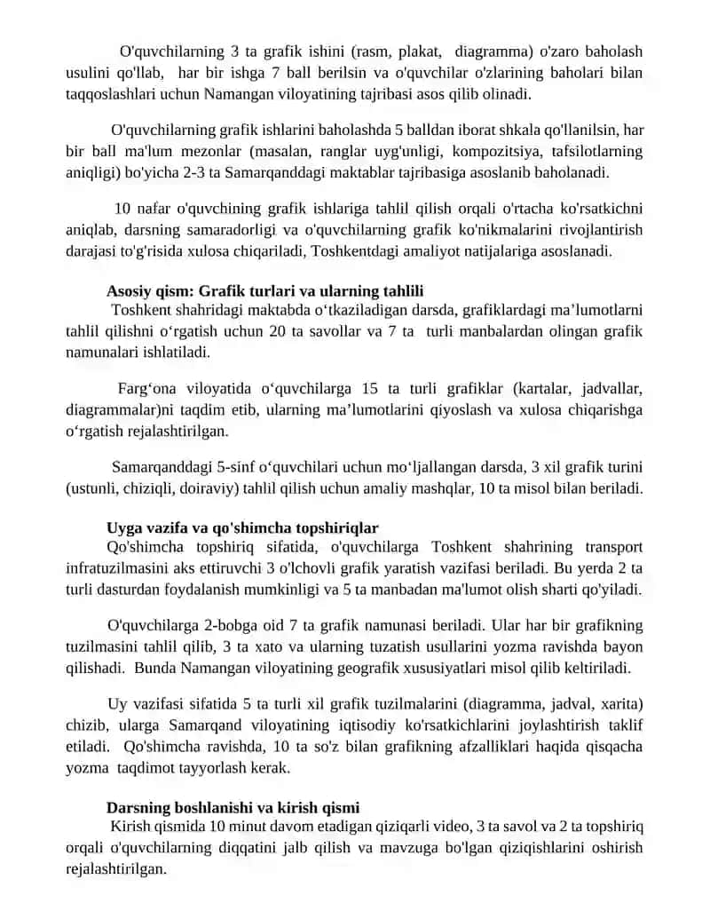 Ona tili darslarida grafika mavzusida dars ishlanmasi 3