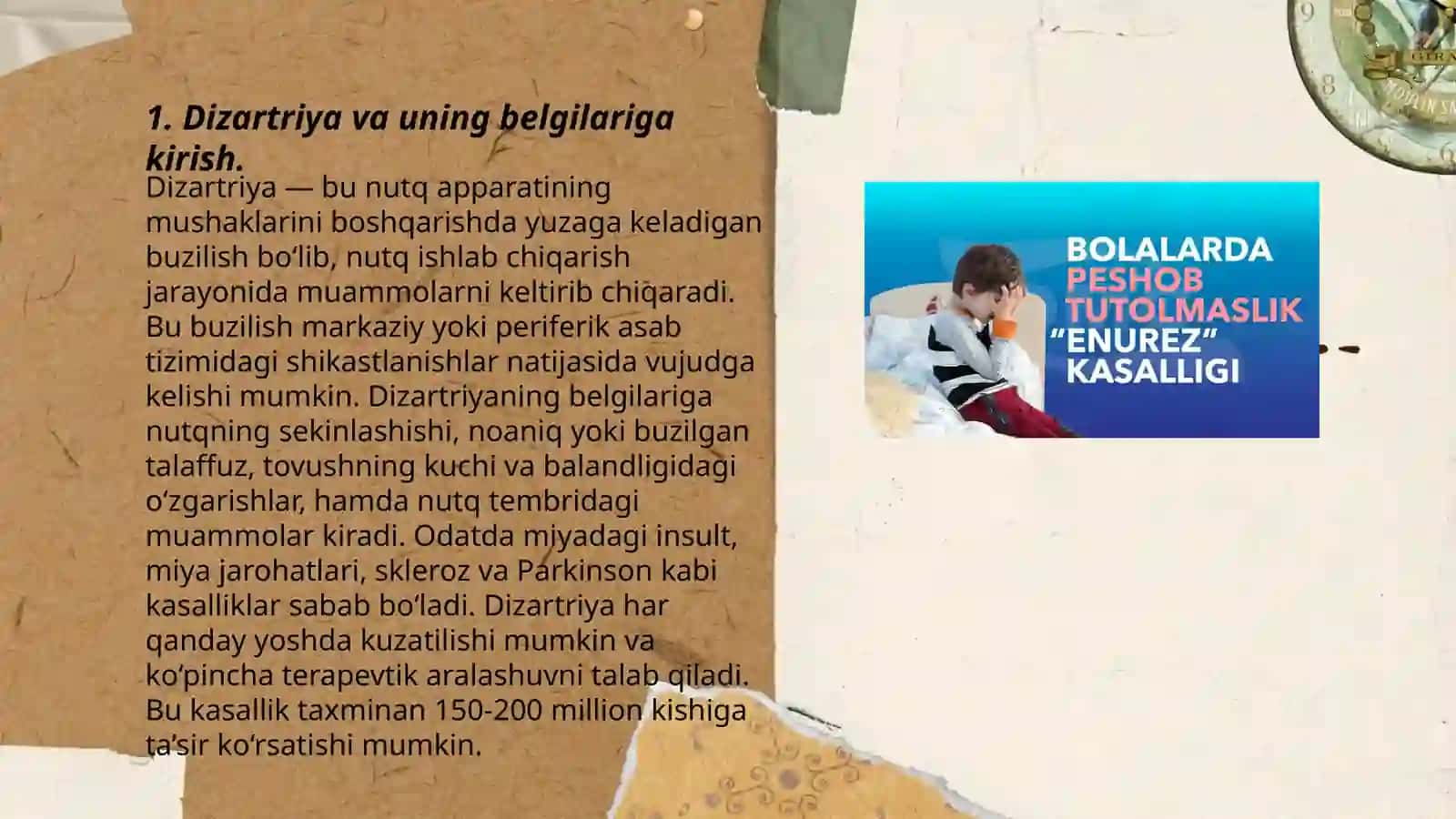 Dizartriyali bolalarda tovushlar talaffuzidagi kamchiliklarning o'ziga xosligi 3