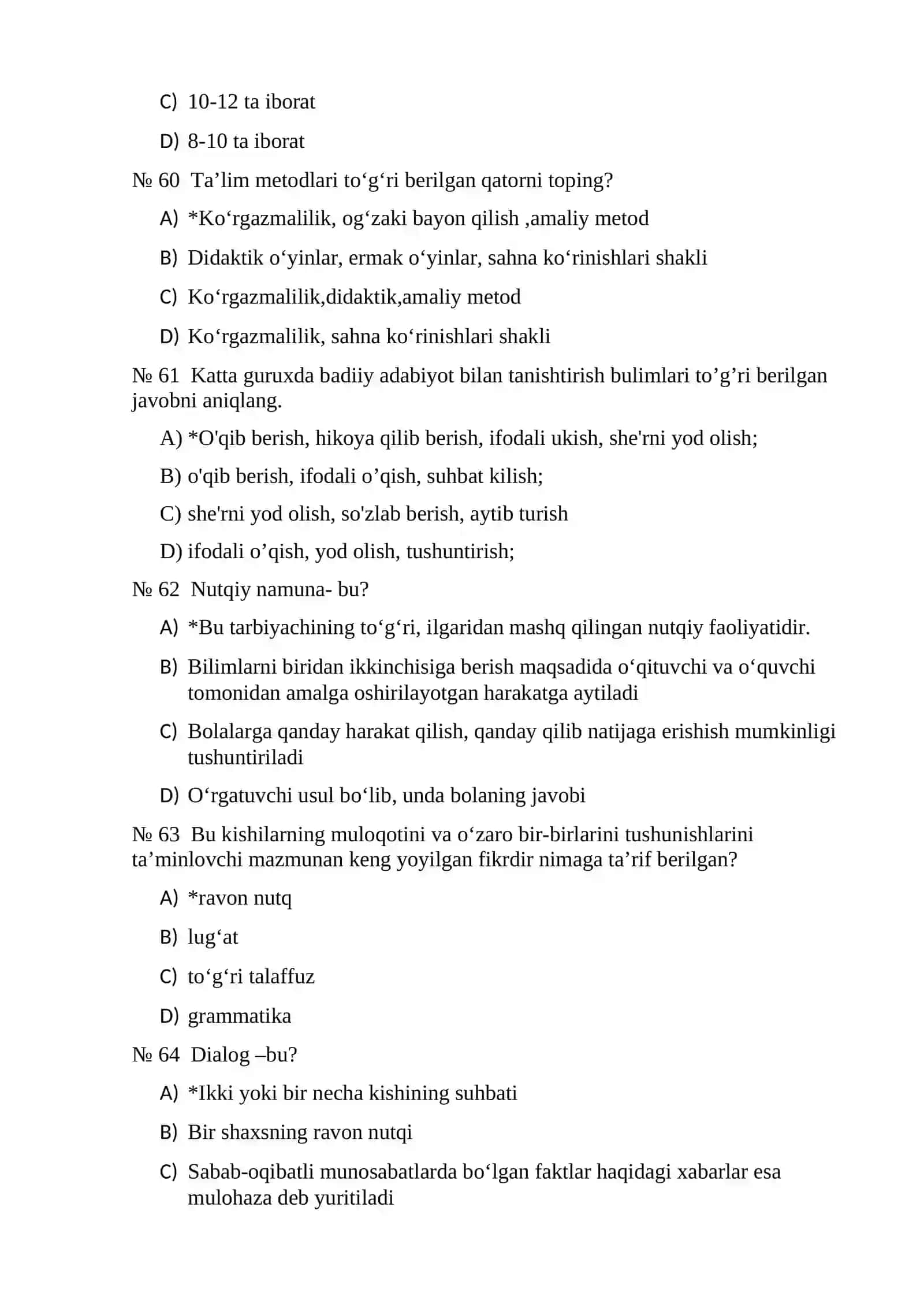 Maktabgacha bolalarni nutqiy rivojlantirish mashg'ulotlari 3