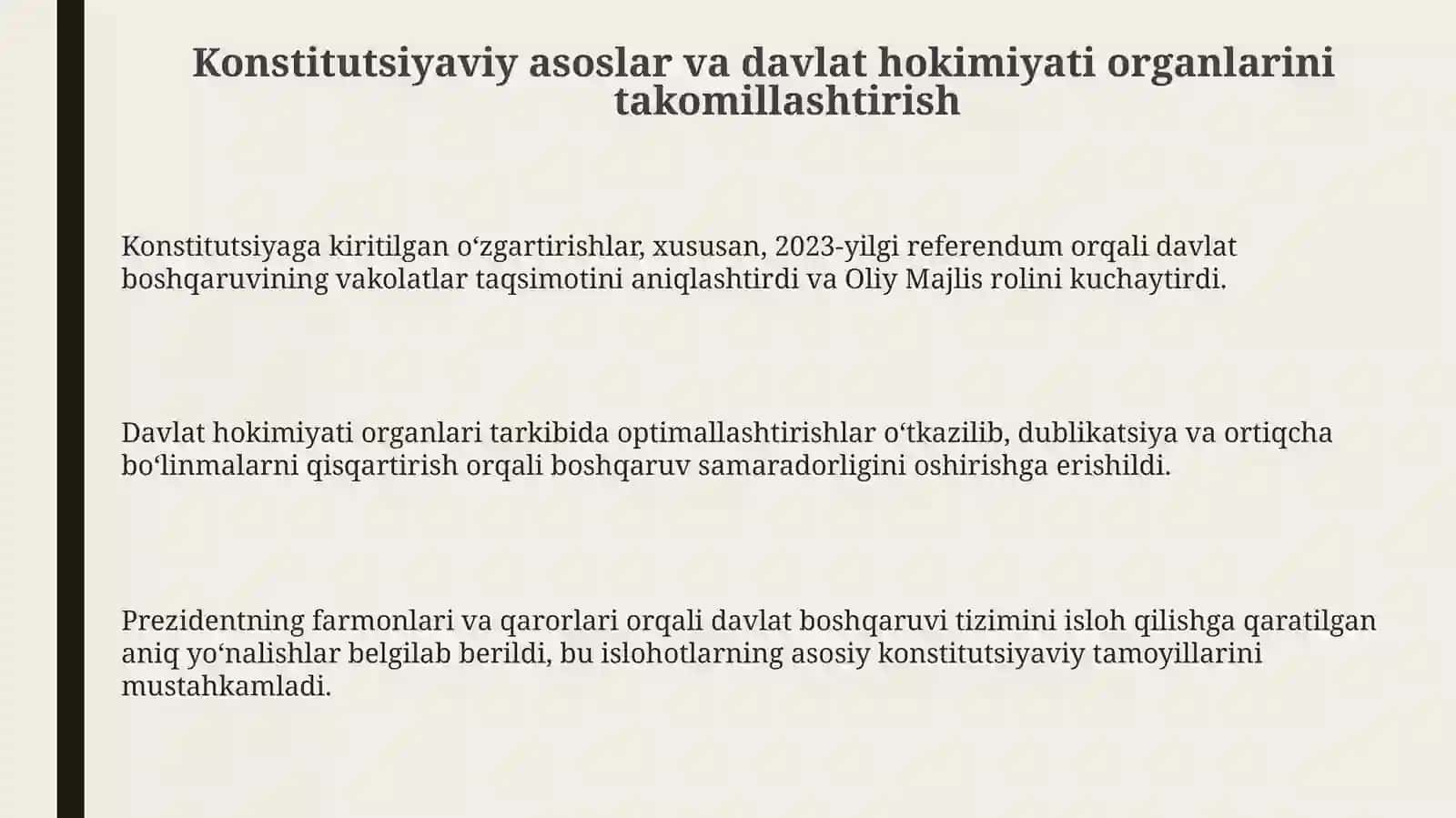 Mustaqillik yillarida davlat boshqaruvi islohotlari 3