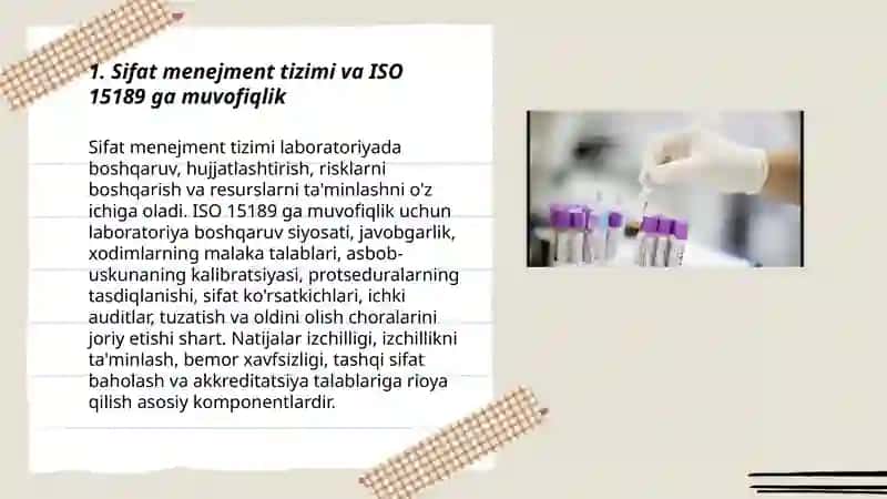 Klinik laborator tahlillar sifatini taminlash prinsiplari 3