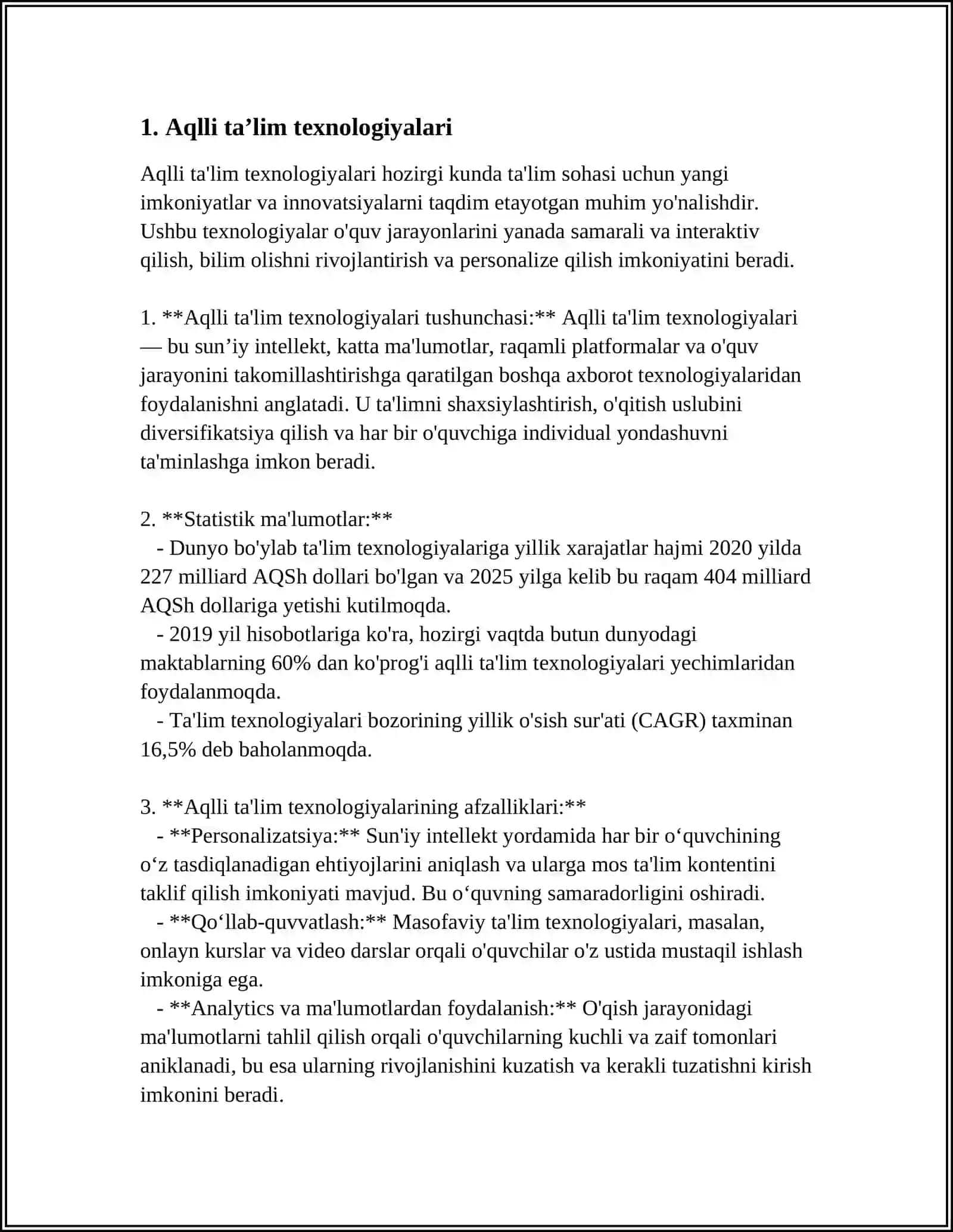 PEDAGOGIK TEXNALOGIYALAR 3