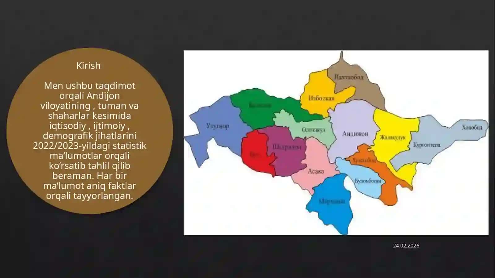 Hududning iqtisodiy va ijtimoiy rivojlanishi “Andijon” (taklif va tavsiyalar). 3
