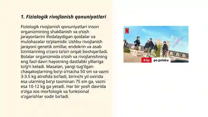 Fiziologik rivojlanish qonuniyatlari 3