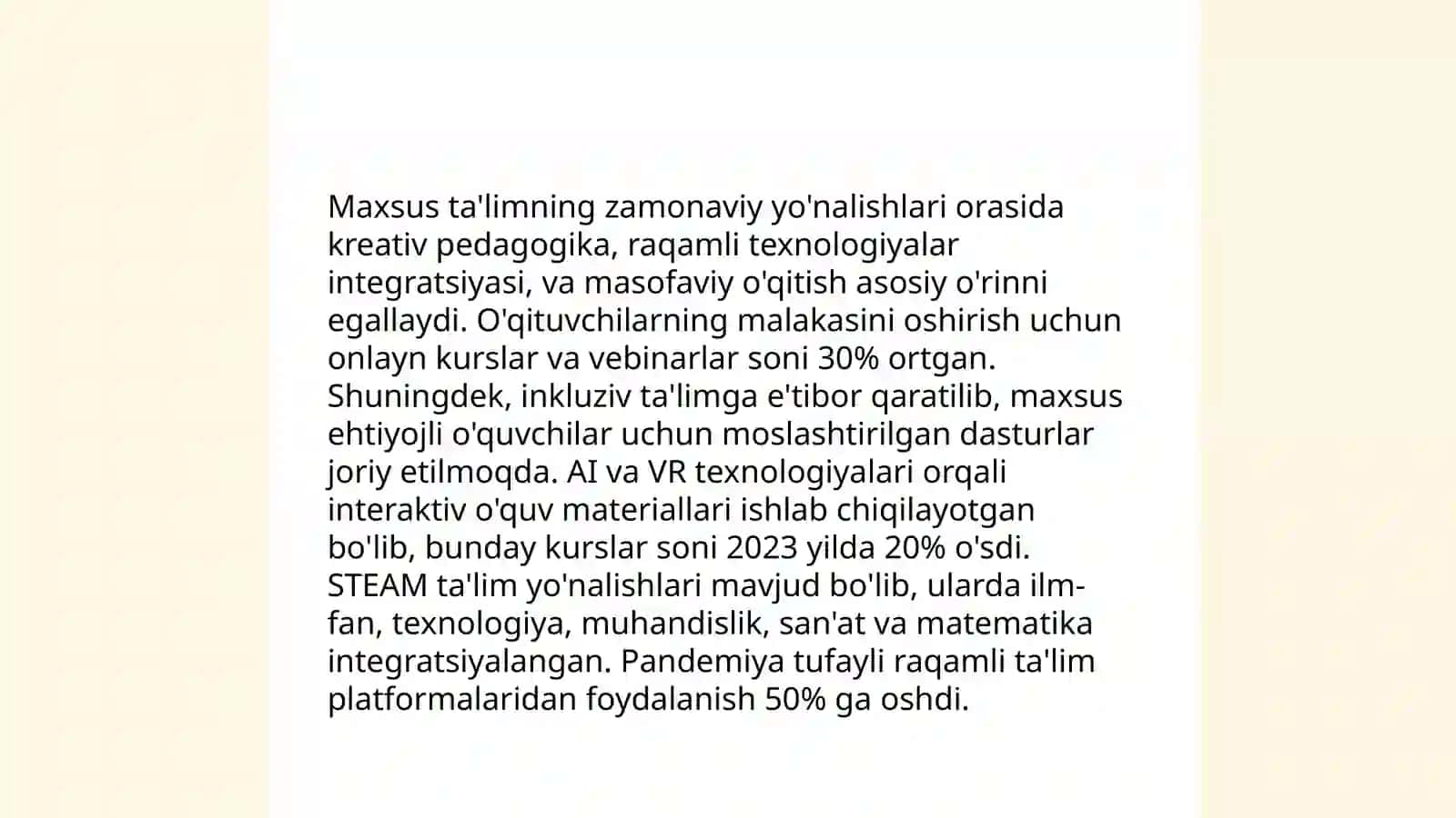 Maxsus pedagogika lohopediya yonalishi MPL_CU_22 guruh talabasi Omonova Layloning taqdimoti 3