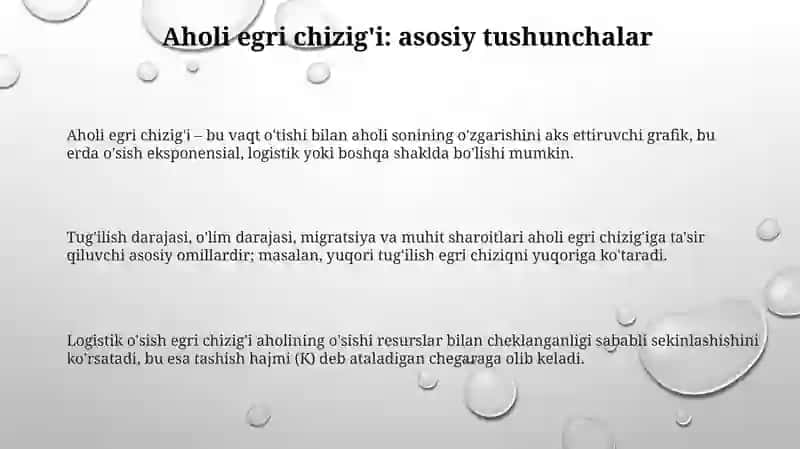 Aholi egri chizig'i 3