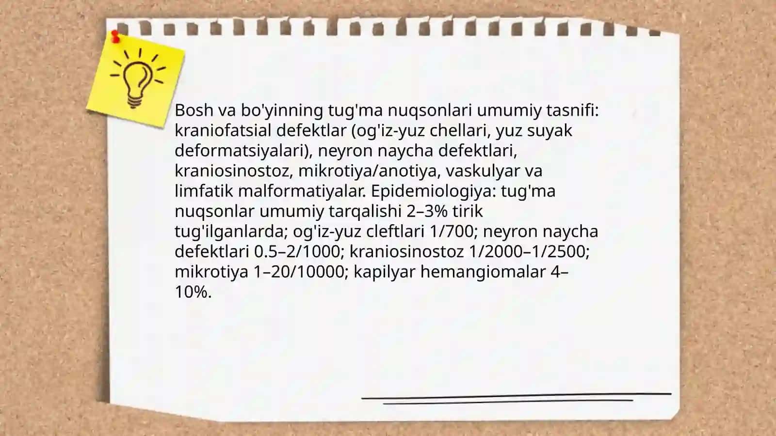 Bosh va bo'yinning tug'ma nuqsonlari 3