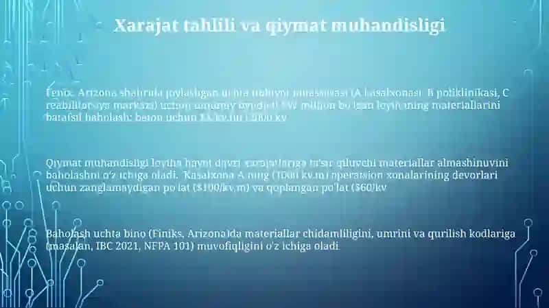 Loyiha materiallari boʻyicha davolash-profulaktika muassasalarini baholash 3