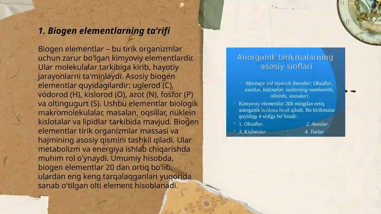 Biogen elementlar ahamiyati 3