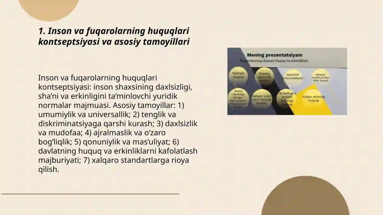 Inson va fuqarolarning asosiy huquqlari erkinliklari va burchlari 3