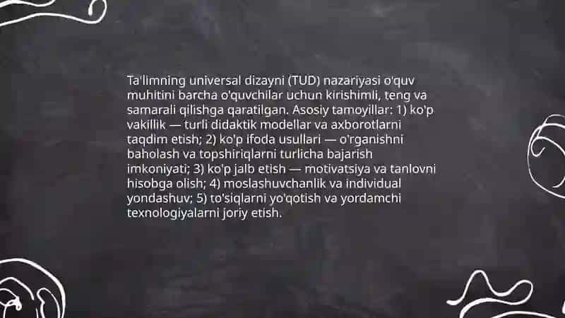 Ta'limning universal dzayni va individual ta'limiy reja 3