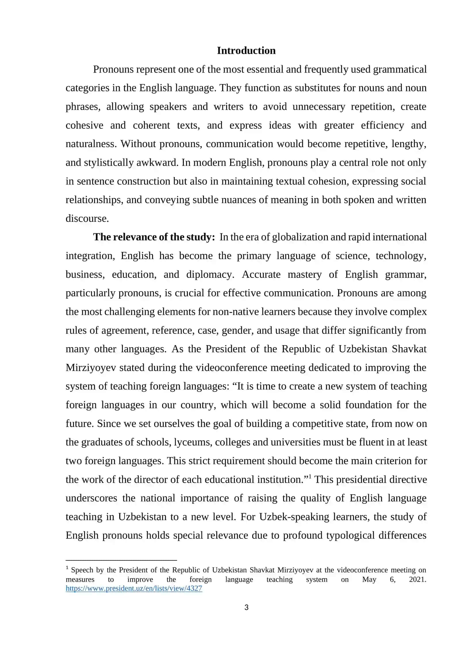 Pronouns in english 3