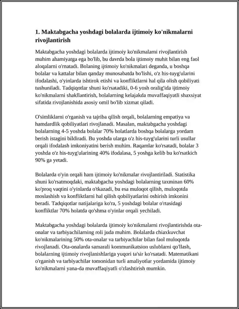 MAKTABGACHA YOSHDAGI BOLALARDA IJTIMOIY TAJRIBANI SHAKLLANTIRISH 3