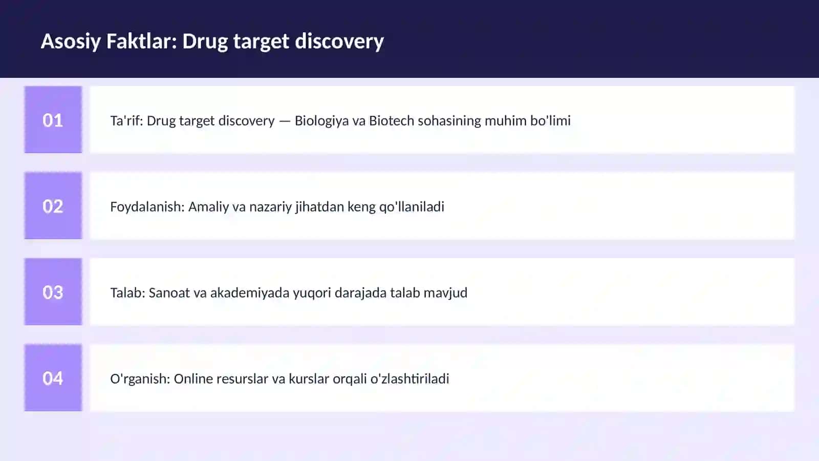 Drug target discovery 3