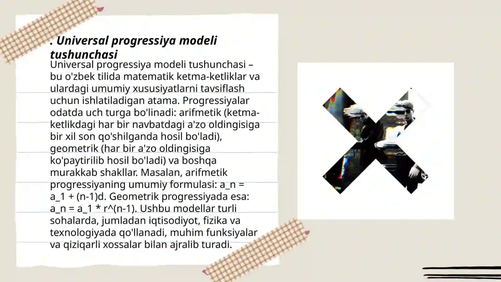 Universal progressiya modeli haqida tushuncha 3