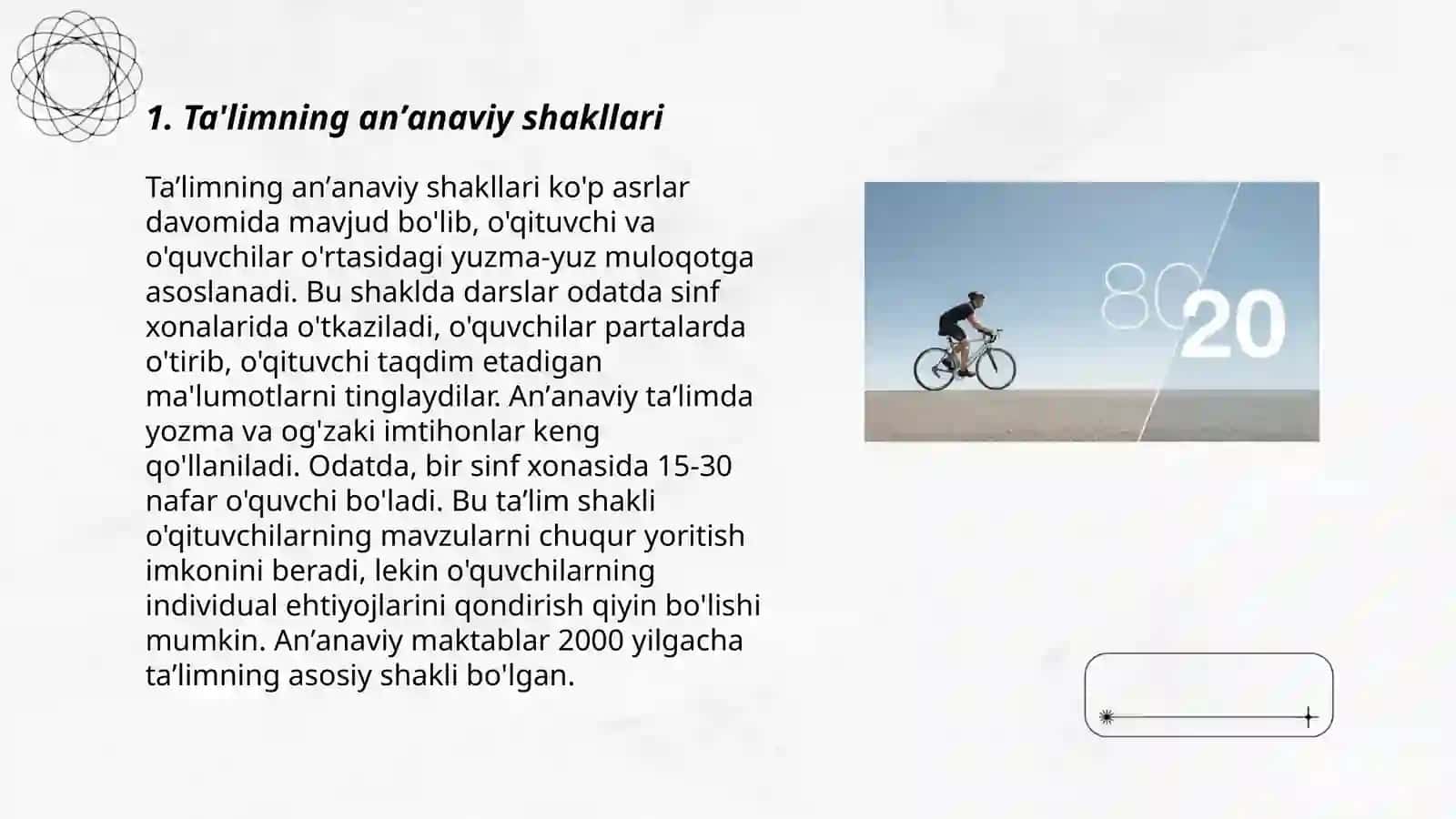 Ta'lim va mashgʻulotni tashkil etish shakllari 3