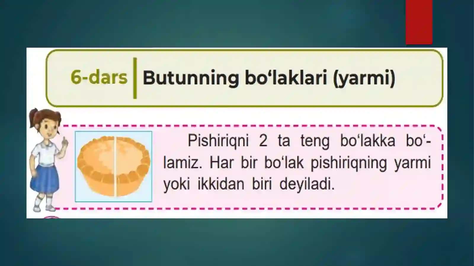 “Butunning bo`laklari” mavzusiga taqdimoti 3