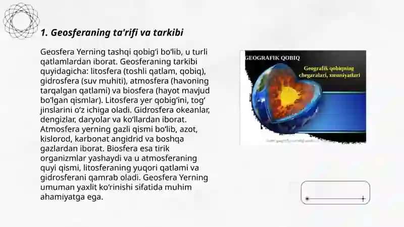 Geosferalarning shakllanishi 3