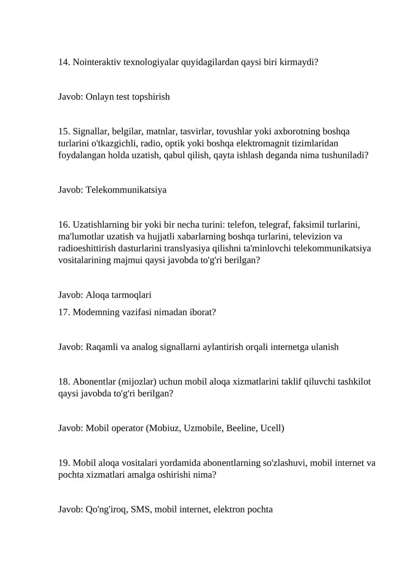Agros test javoblari 2025 3