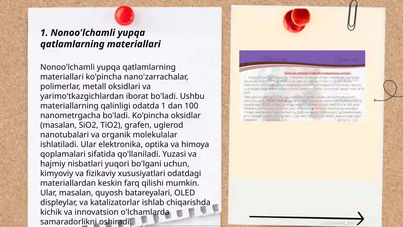 Nonoo'lchamli yupqa qatlamlarning materiallari 3