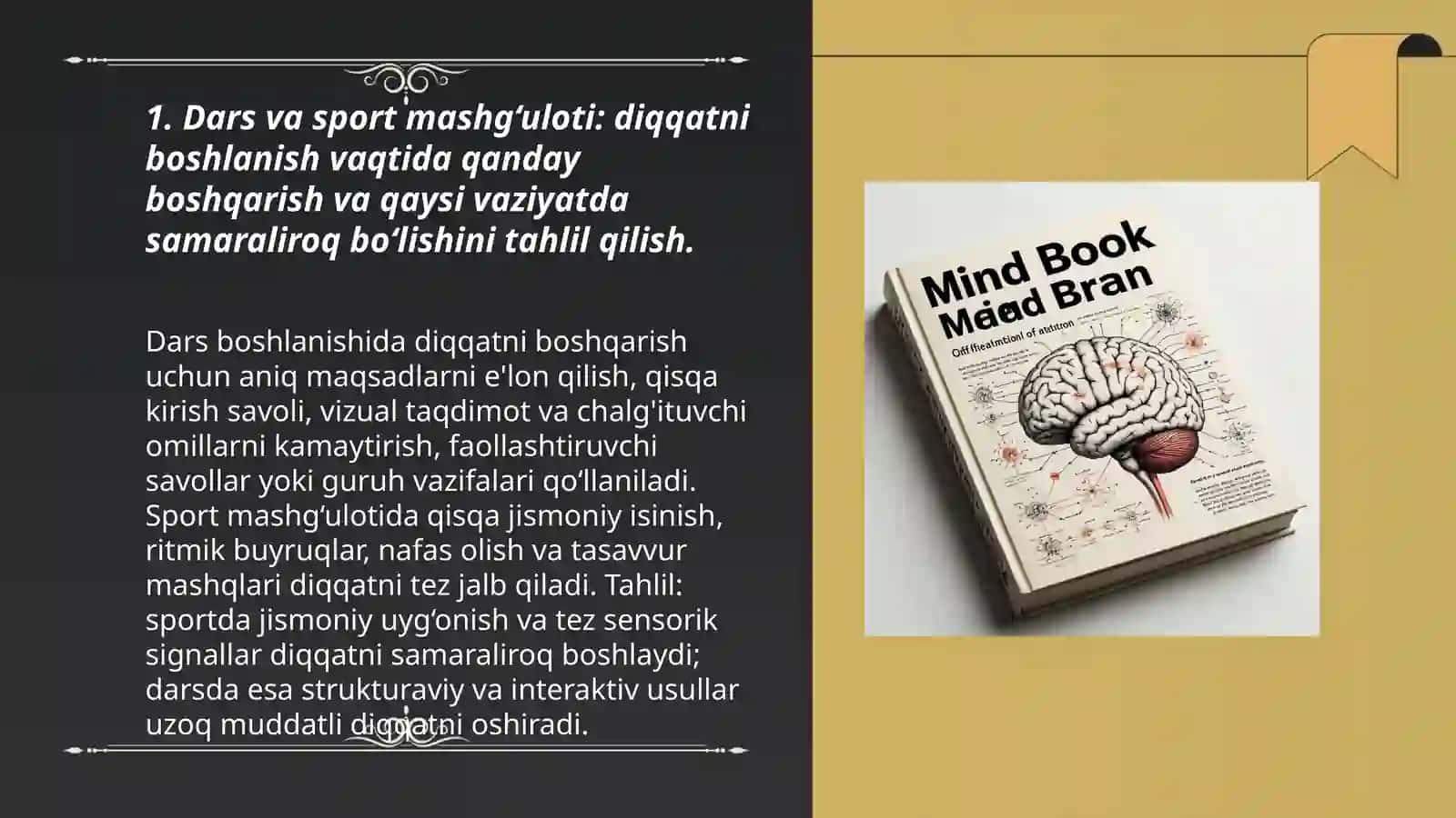 Diqqatni turli vaziyatlarda kuzatish 3