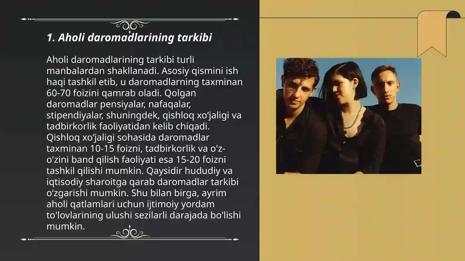 Aholi daromadlari va davlatning ijtimoiy boshqaruvi 3