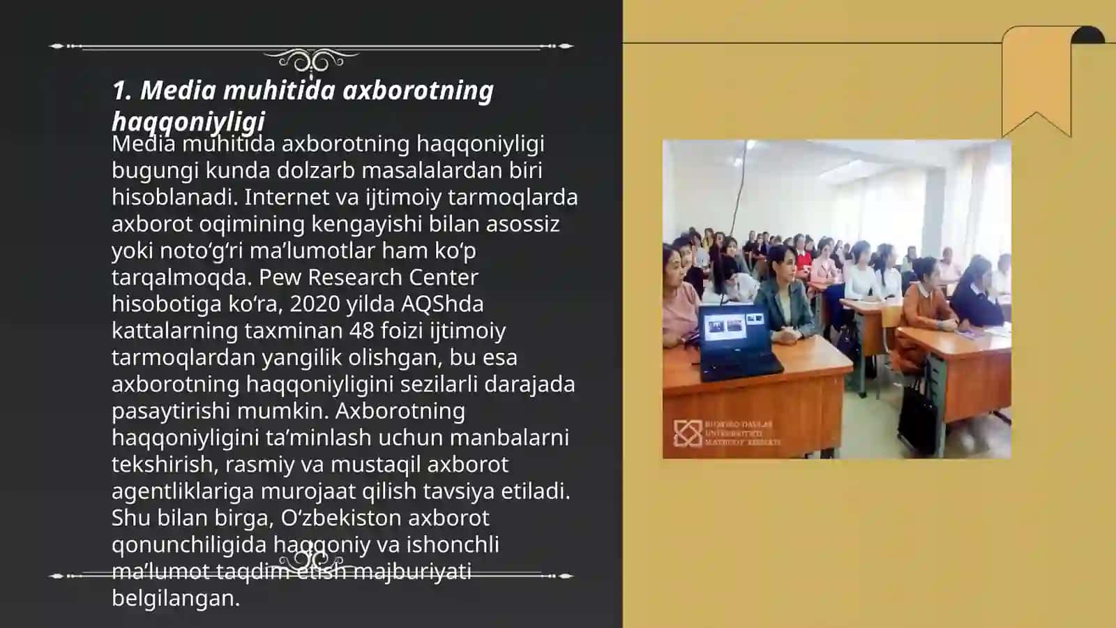 Media muhitida ahloqiy tamoillar 3