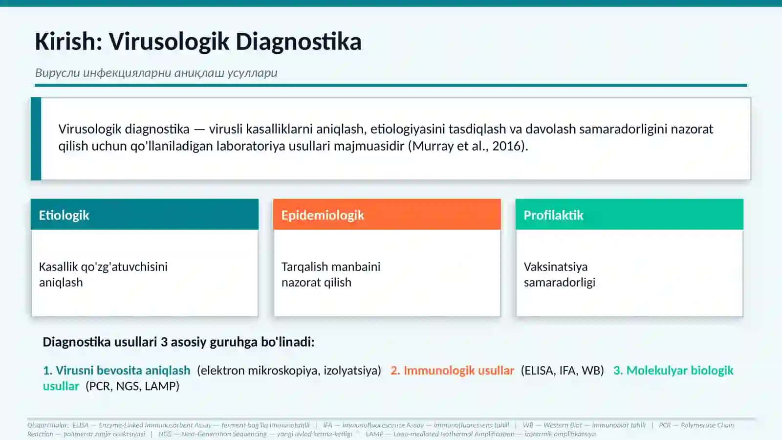 VIRUSLAR DIAGNOSTIKASI 3