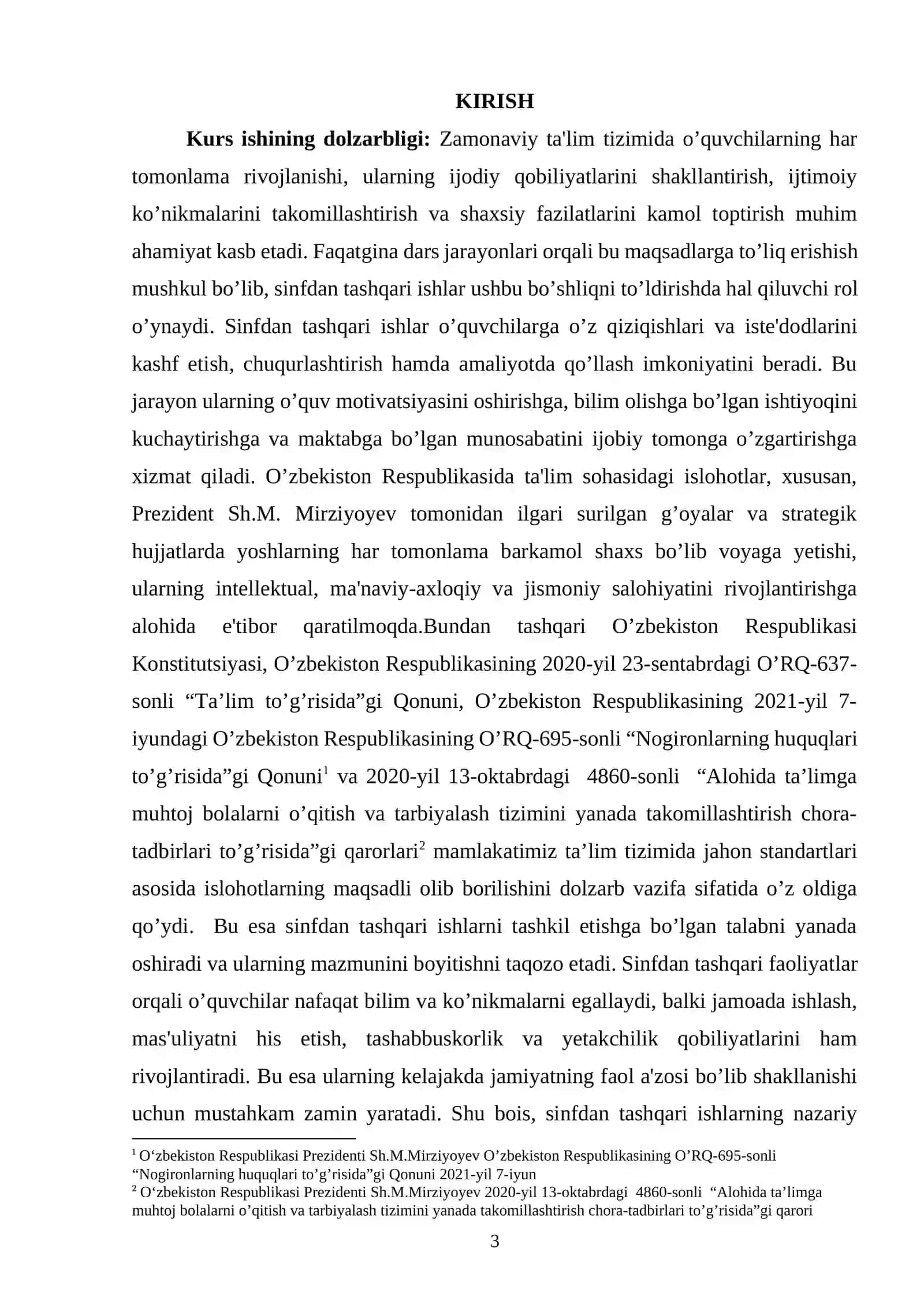 SINFDAN TASHQARI ISHLARNI TASHKIL ETISH METODIKASI 3