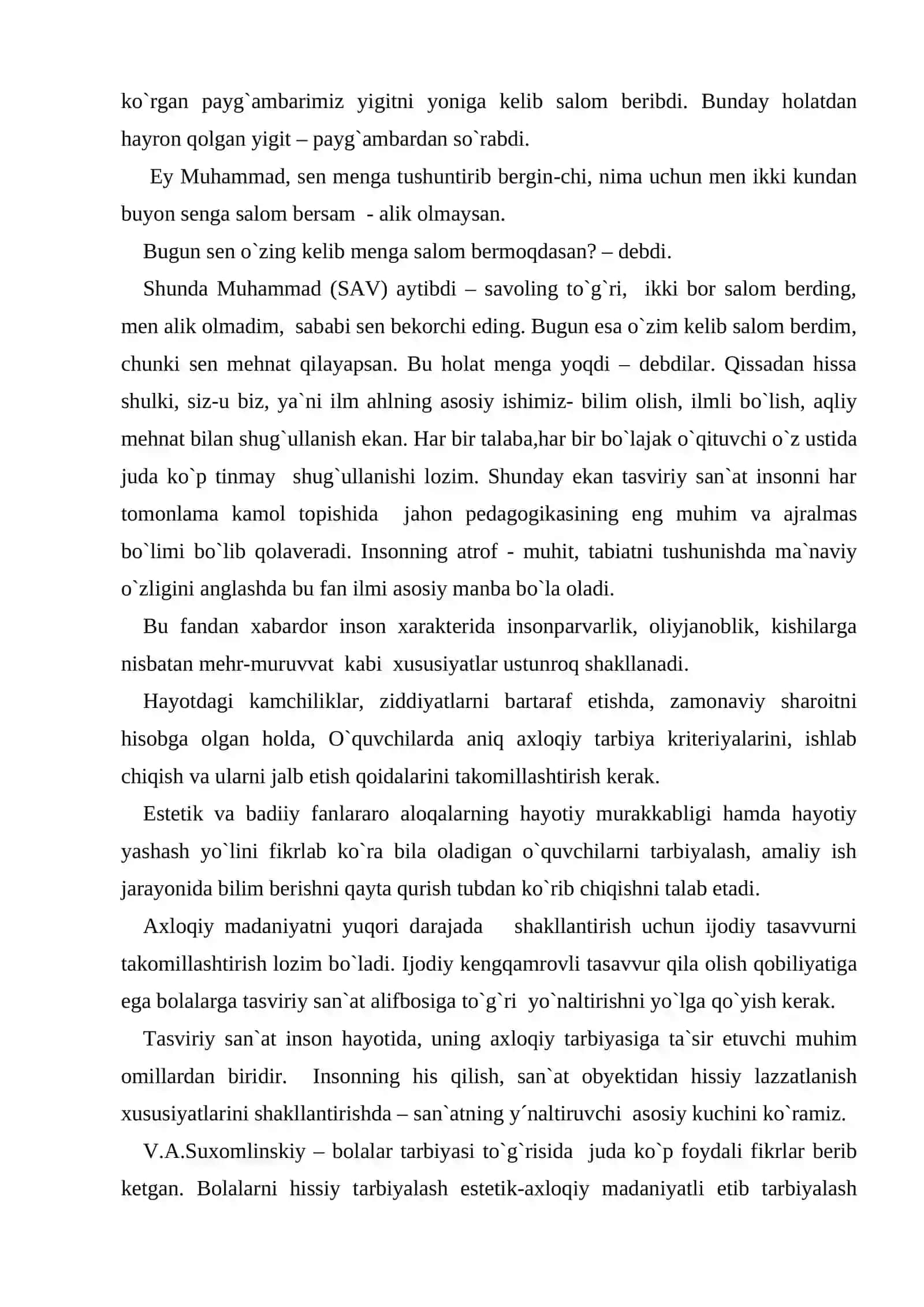 Tasviriy san`at o`qitish metodikasi 3