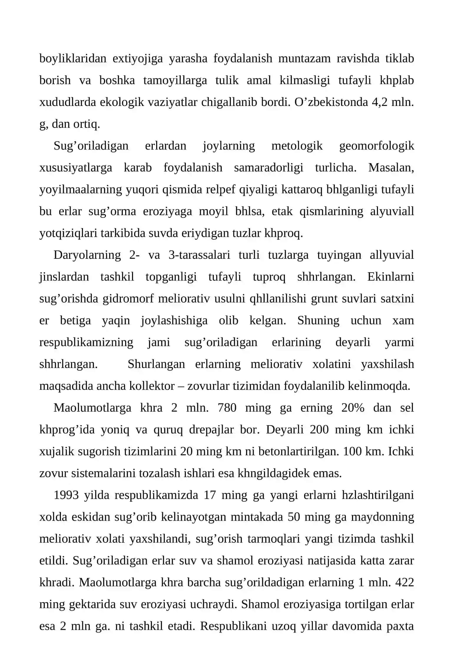 Yerning mineral xom ashyosi va energiya zahiralari 3