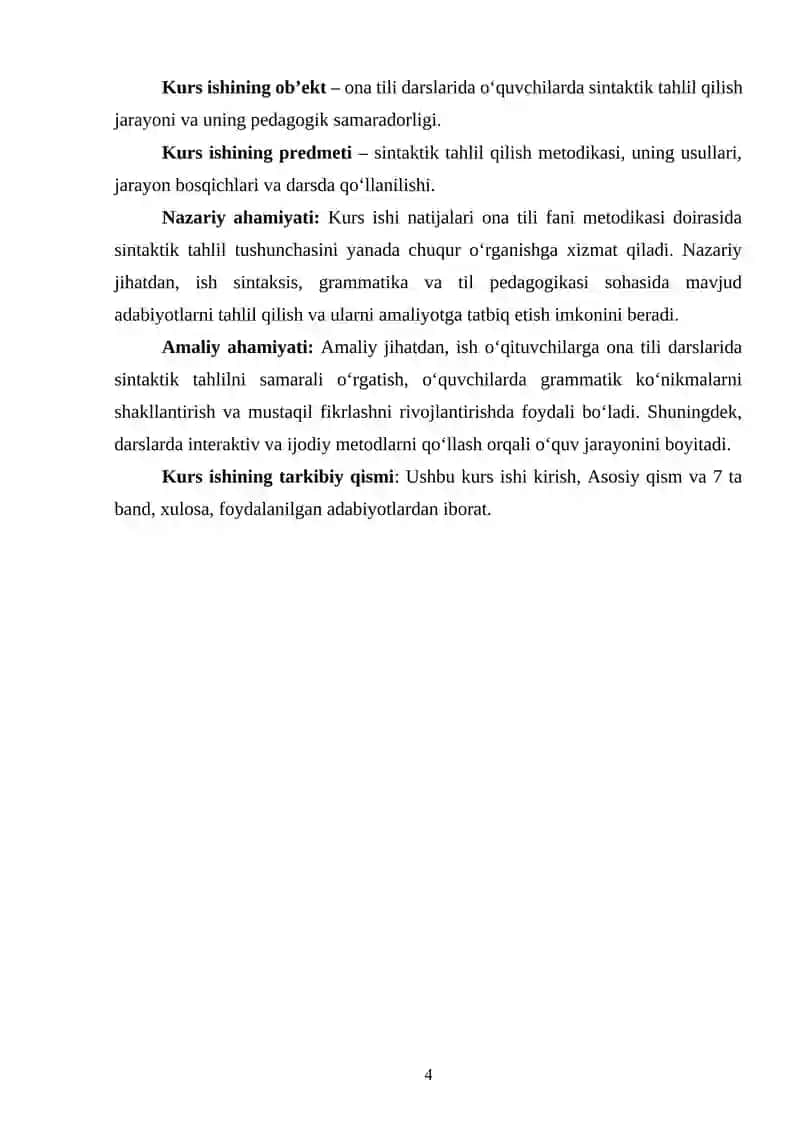 Ona tili darslarida sintaktik tahlil qilish metodikasi 3