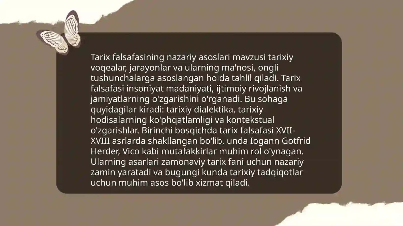 Tarix falsafasi svilizatsiyasi va madaniyati 3