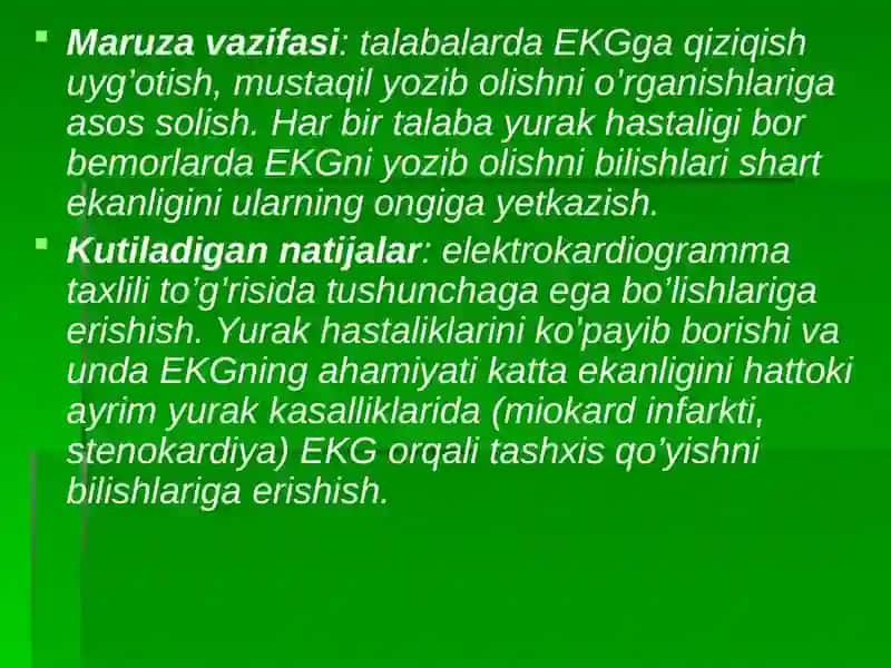 Elektrokardiografiya(EKG) 3