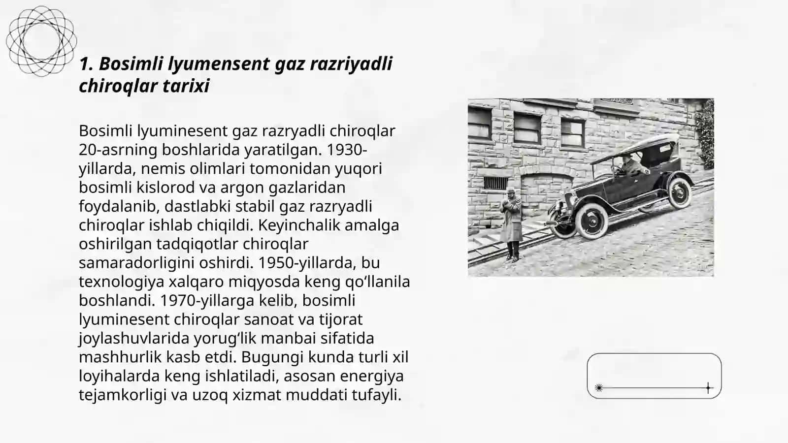 Bosimli lyumensent gaz razriyadli chiroqlar 3