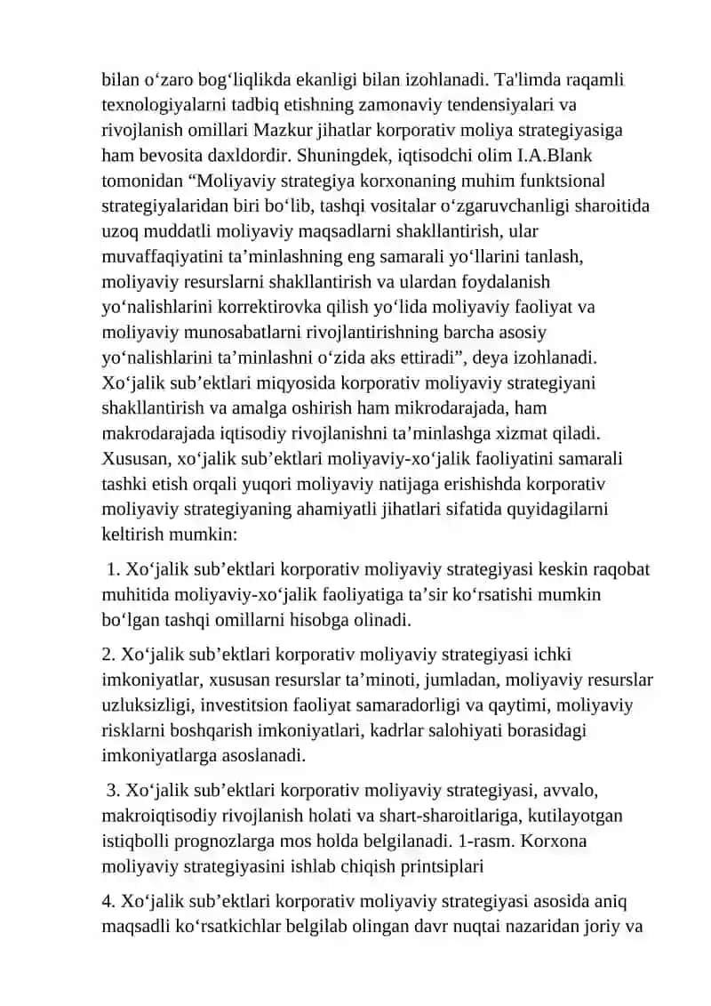 Jahon amaliyoti keskin raqobat sharoitida har bir korxona oldiga nafaqat bugungi kunda, balki istiqbolda ham bozordagi o'rnini saqlab qolish hamda kengaytirishni shart qilib qo'ymoqda 3