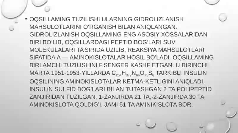 Insulin oqsillari 3