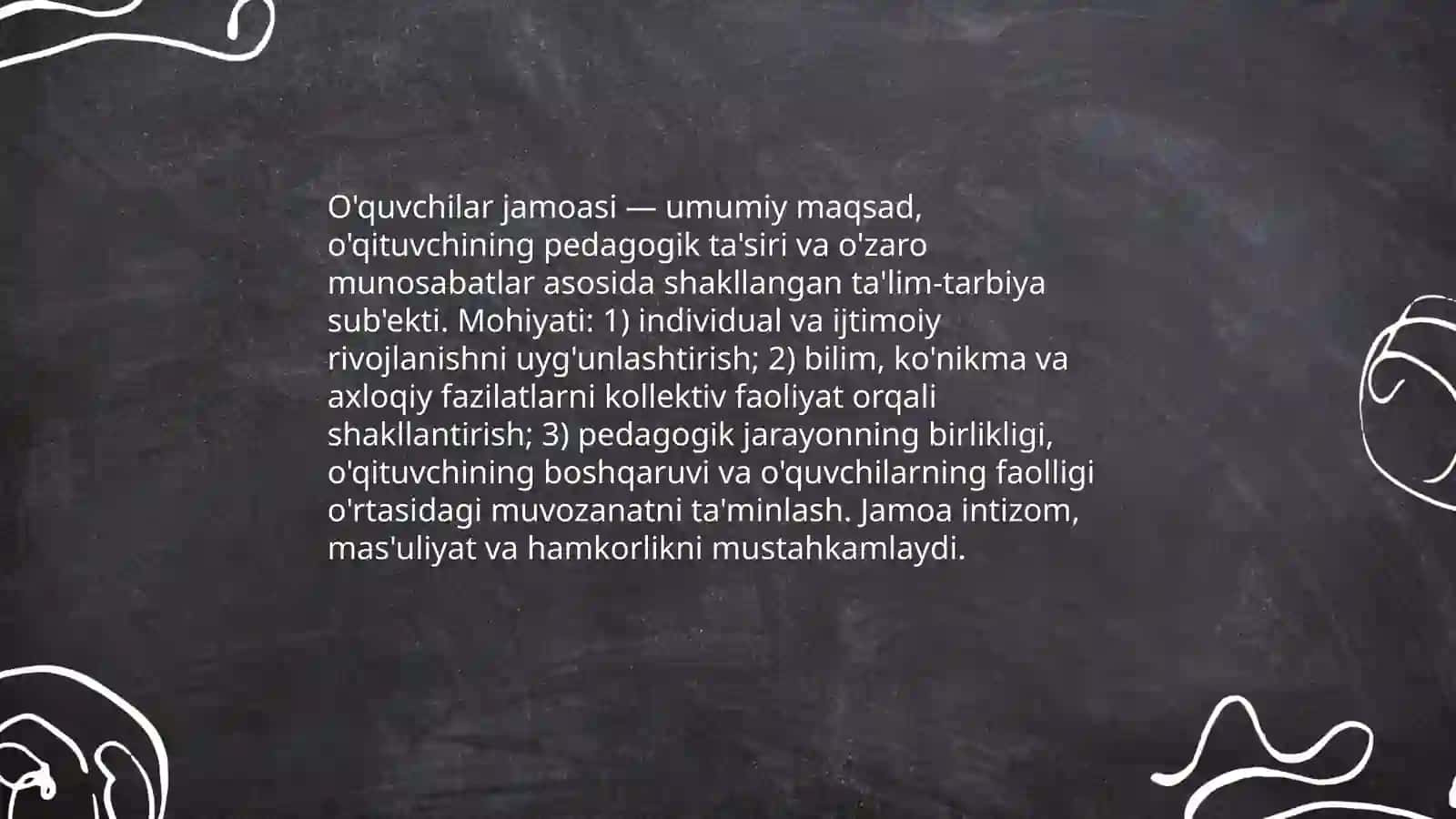 O'quvchilar jamoasi-yagona pedagogik jarayonning asosiy shakli 3