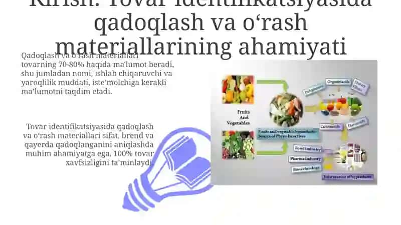 Tovar identifikatsiyasi va qadoqlash materiallari 3