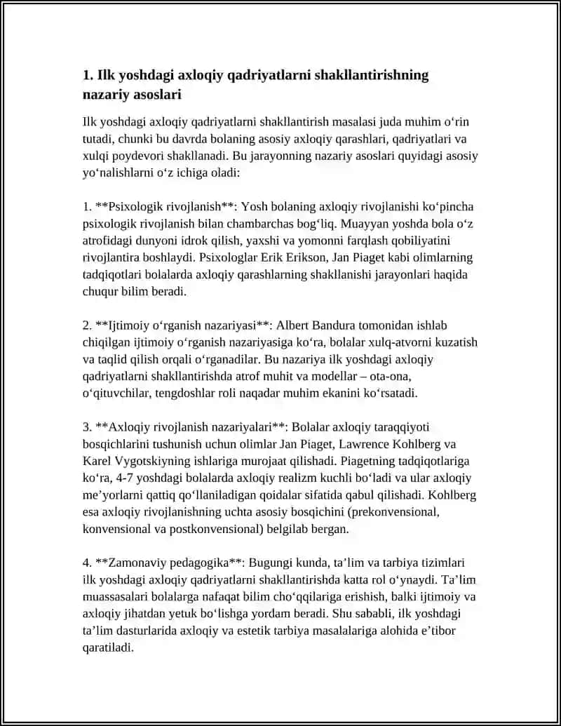 ILK YOSHDAGI BOLALARDA AXLOQIY QADRIYATLARNI SHAKLLANTIRISHNING METODIK ASOSLARI. 3